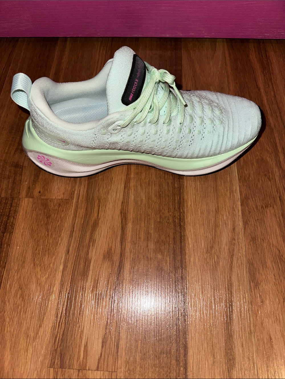 Nike women’s Reactx Infinity Run4 
Barely green/black-vapor green